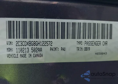 2016 Dodge Charger Se z USA, uszkodzony, nr VIN 2C3CDXBG8GH122572
